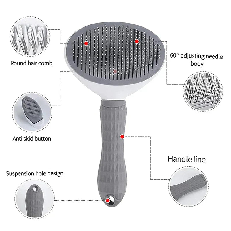 Hot-selling pet cat dog comb effective to remove floating hair comb pet dog hair cleaning pet supplies