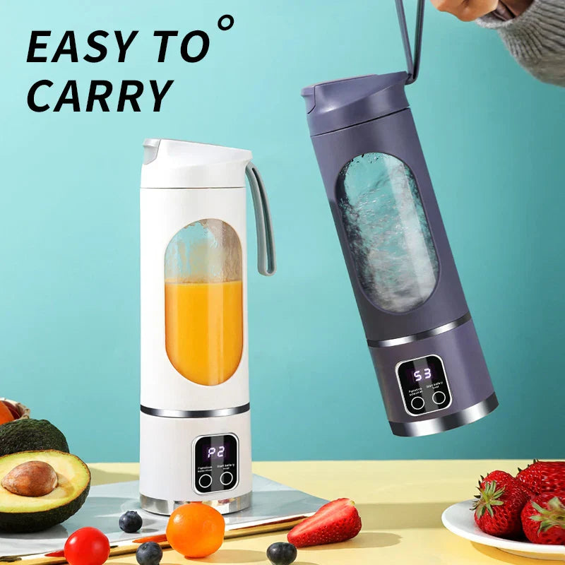 450ML Portable Juicer Cup USB Rechargeabl